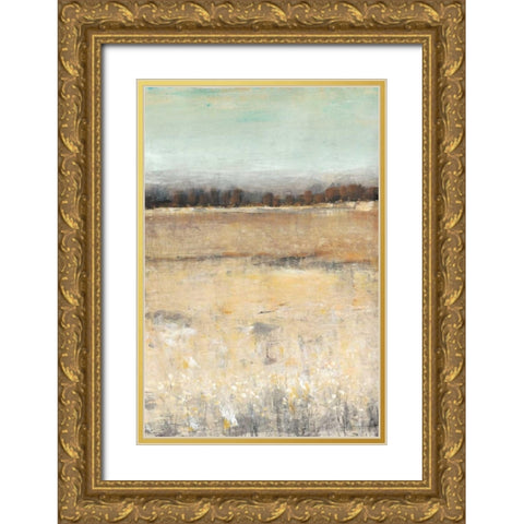 Harvest Day I Gold Ornate Wood Framed Art Print with Double Matting by OToole, Tim