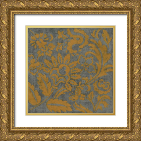 Mandarin Grove I Gold Ornate Wood Framed Art Print with Double Matting by Zarris, Chariklia