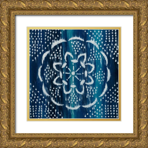 Moonbeam IV Gold Ornate Wood Framed Art Print with Double Matting by Zarris, Chariklia