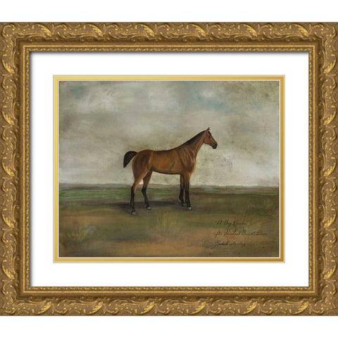 A Bay Hunter Gold Ornate Wood Framed Art Print with Double Matting by McCavitt, Naomi