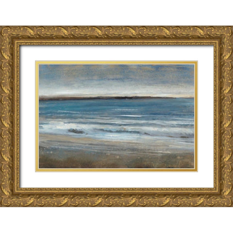 Ocean Light I Gold Ornate Wood Framed Art Print with Double Matting by OToole, Tim