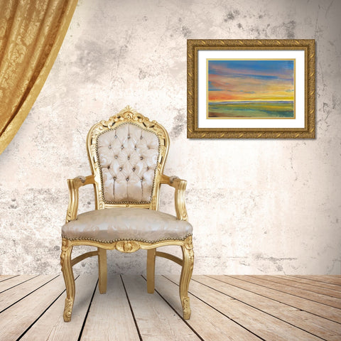 Fading Light I Gold Ornate Wood Framed Art Print with Double Matting by OToole, Tim
