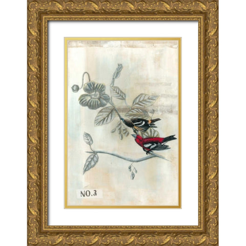 After Flight III Gold Ornate Wood Framed Art Print with Double Matting by McCavitt, Naomi