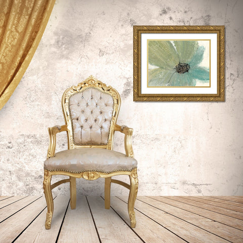 Floral Spirit I Gold Ornate Wood Framed Art Print with Double Matting by OToole, Tim