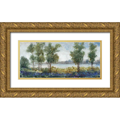 Country Retreat I Gold Ornate Wood Framed Art Print with Double Matting by OToole, Tim
