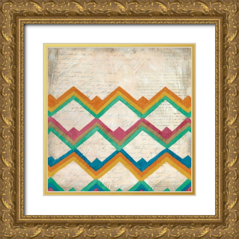 Twist and Shout II Gold Ornate Wood Framed Art Print with Double Matting by Zarris, Chariklia