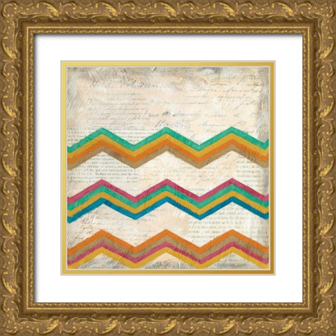 Twist and Shout III Gold Ornate Wood Framed Art Print with Double Matting by Zarris, Chariklia