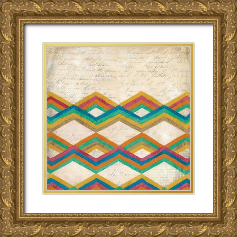 Twist and Shout IV Gold Ornate Wood Framed Art Print with Double Matting by Zarris, Chariklia