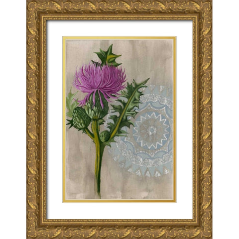 Bohemian Botanical II Gold Ornate Wood Framed Art Print with Double Matting by McCavitt, Naomi