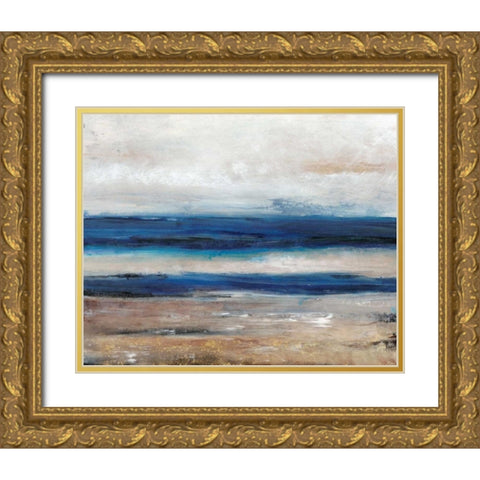 Movement II Gold Ornate Wood Framed Art Print with Double Matting by OToole, Tim