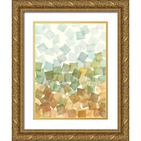 Deconstructed Fall II Gold Ornate Wood Framed Art Print with Double Matting by Meagher, Megan