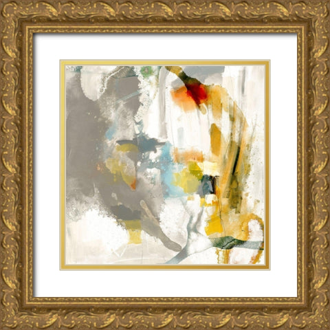 Defy I Gold Ornate Wood Framed Art Print with Double Matting by Jasper, Sisa