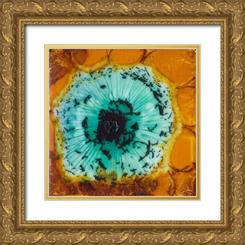 Oculus II Gold Ornate Wood Framed Art Print with Double Matting by Ludwig, Alicia