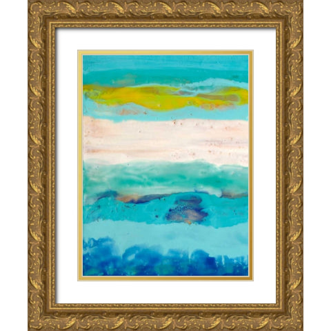 Salt Air I Gold Ornate Wood Framed Art Print with Double Matting by Ludwig, Alicia