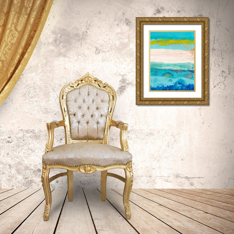 Salt Air II Gold Ornate Wood Framed Art Print with Double Matting by Ludwig, Alicia