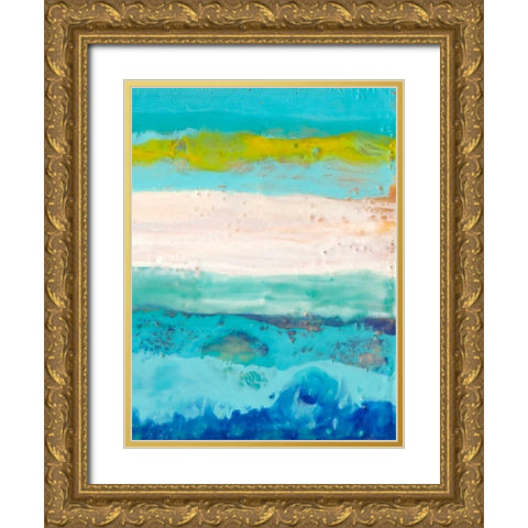 Salt Air II Gold Ornate Wood Framed Art Print with Double Matting by Ludwig, Alicia