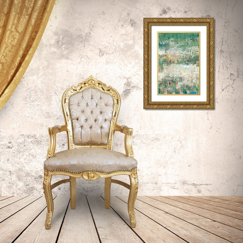 Flower Path II Gold Ornate Wood Framed Art Print with Double Matting by OToole, Tim