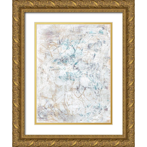 Dendrite I Gold Ornate Wood Framed Art Print with Double Matting by Stramel, RenTe W.