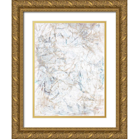 Dendrite II Gold Ornate Wood Framed Art Print with Double Matting by Stramel, RenTe W.