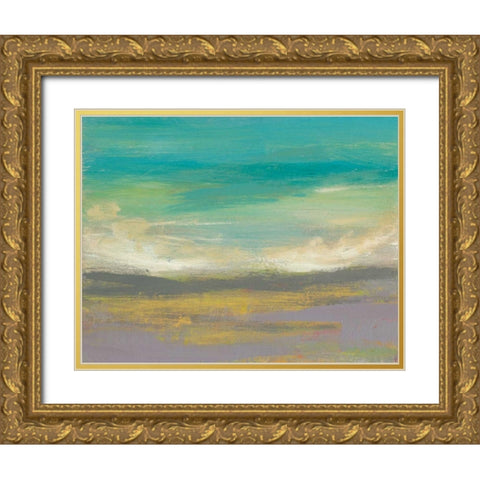 Sunset Study II Gold Ornate Wood Framed Art Print with Double Matting by Goldberger, Jennifer