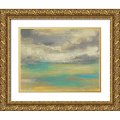 Sunset Study VIII Gold Ornate Wood Framed Art Print with Double Matting by Goldberger, Jennifer