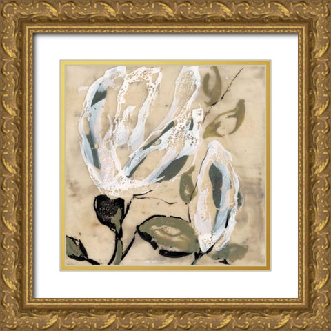 Flower Pods I Gold Ornate Wood Framed Art Print with Double Matting by Goldberger, Jennifer