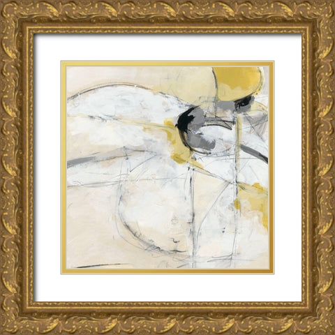 Trajectory II Gold Ornate Wood Framed Art Print with Double Matting by Vess, June Erica