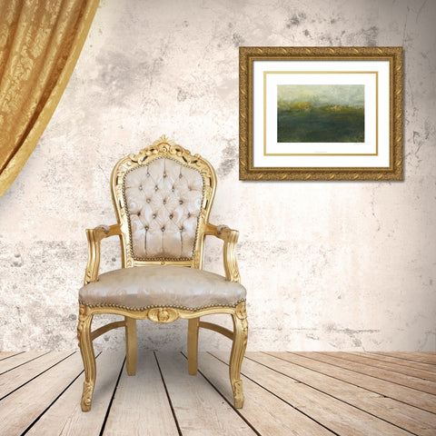 Cove I Gold Ornate Wood Framed Art Print with Double Matting by Gordon, Sharon