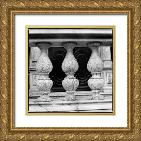 Architecture Detail VIII Budapest Gold Ornate Wood Framed Art Print with Double Matting by DeNardo, Laura