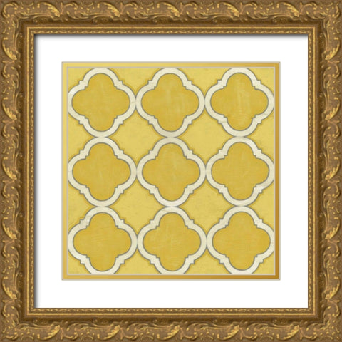 Market Motifs I Gold Ornate Wood Framed Art Print with Double Matting by Vess, June Erica