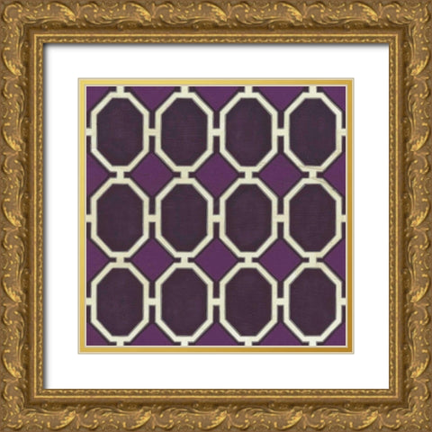 Market Motifs VIII Gold Ornate Wood Framed Art Print with Double Matting by Vess, June Erica