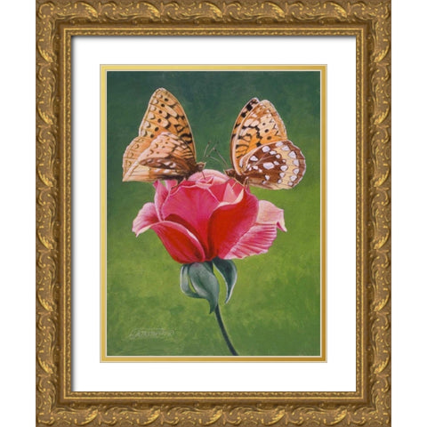 Sharing a Rose Gold Ornate Wood Framed Art Print with Double Matting by Szatkowski, Fred