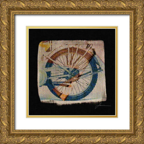 RPM Tiles I Gold Ornate Wood Framed Art Print with Double Matting by Burghardt, James