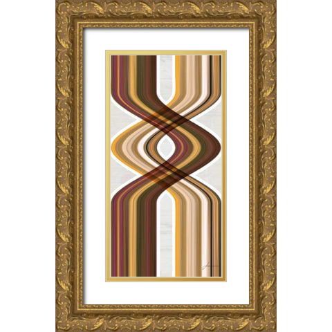 Modern Dance V Gold Ornate Wood Framed Art Print with Double Matting by Burghardt, James