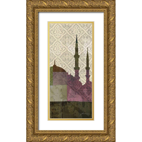 Eastern Spires I Gold Ornate Wood Framed Art Print with Double Matting by Burghardt, James