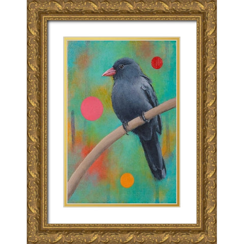 Mysteries of the Universe XV Gold Ornate Wood Framed Art Print with Double Matting by Evans, Bridget G.