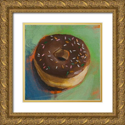 Fresh Daily IV Gold Ornate Wood Framed Art Print with Double Matting by Evans, Bridget G.