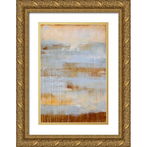 Ashwood Creek III Gold Ornate Wood Framed Art Print with Double Matting by Ashley, Erin