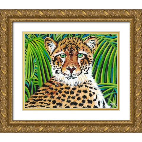 Wild Beauties II Gold Ornate Wood Framed Art Print with Double Matting by Vitaletti, Carolee