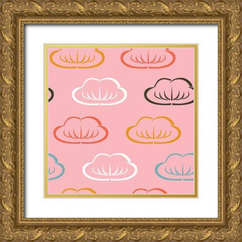 Clouds I Gold Ornate Wood Framed Art Print with Double Matting by Ketchum, Nicole