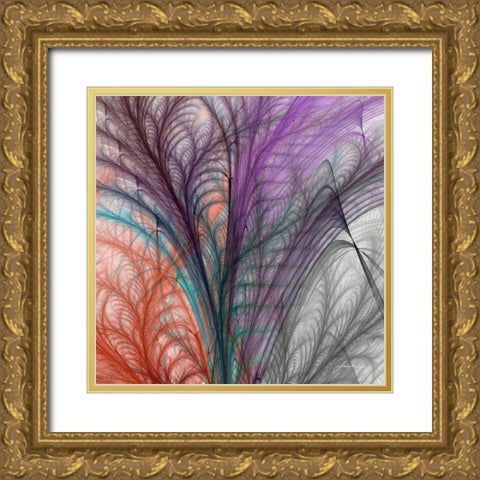 Sea Fern II Gold Ornate Wood Framed Art Print with Double Matting by Burghardt, James