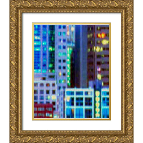 Metropolitain II Gold Ornate Wood Framed Art Print with Double Matting by Burghardt, James