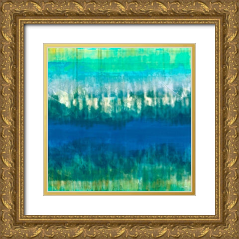 Marine II Gold Ornate Wood Framed Art Print with Double Matting by Butler, John