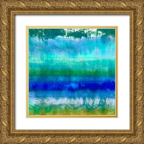 Marine IV Gold Ornate Wood Framed Art Print with Double Matting by Butler, John