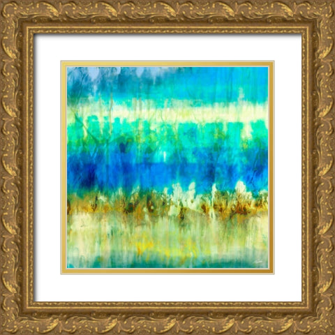 Marine IX Gold Ornate Wood Framed Art Print with Double Matting by Butler, John