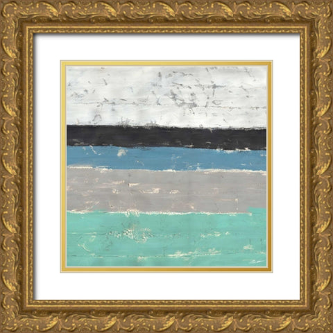 Seawall I Gold Ornate Wood Framed Art Print with Double Matting by Butler, John