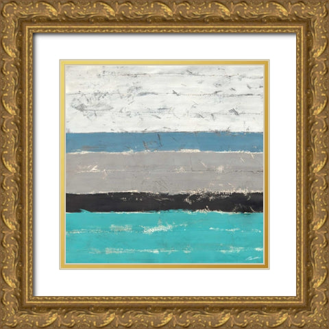 Seawall II Gold Ornate Wood Framed Art Print with Double Matting by Butler, John