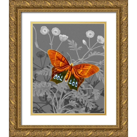 On Display III Gold Ornate Wood Framed Art Print with Double Matting by Burghardt, James