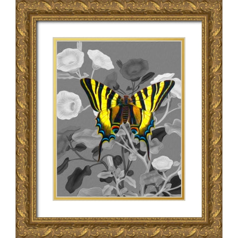 On Display V Gold Ornate Wood Framed Art Print with Double Matting by Burghardt, James