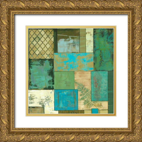 Fossil Infusion II a Gold Ornate Wood Framed Art Print with Double Matting by Joy, Julie